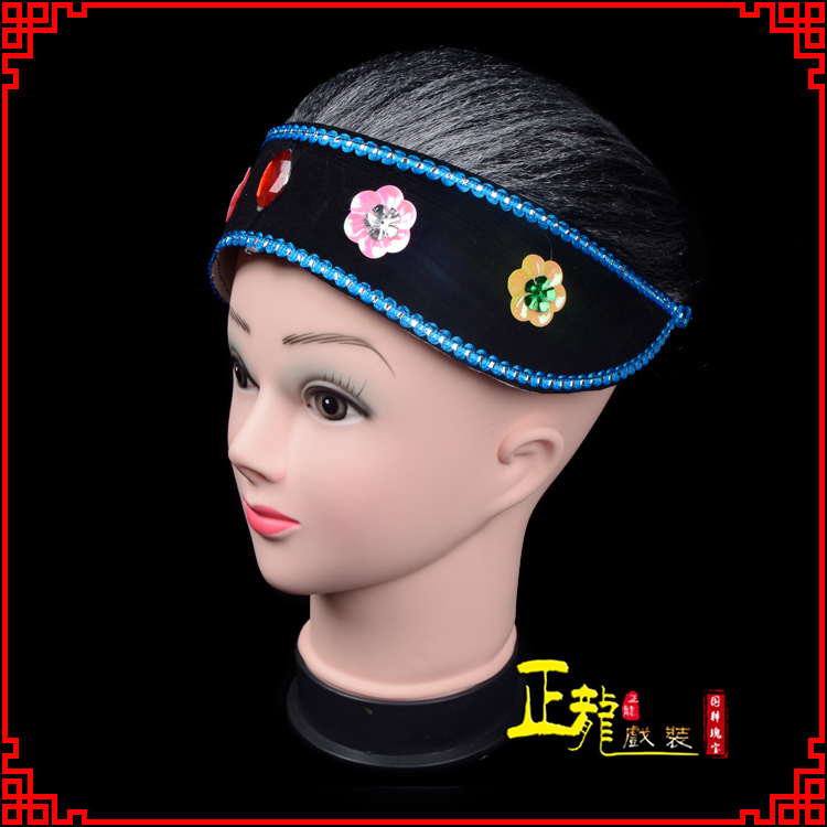 万山特老旦媒婆穷老太婆假发套 老旦头套