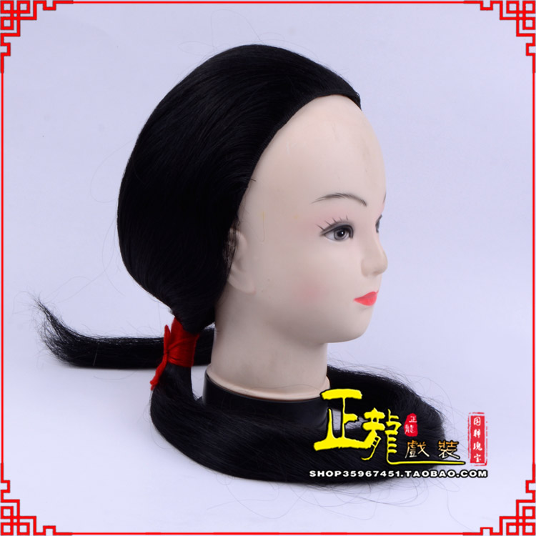 万山特古装影视演出头套花旦假发 真发古装发