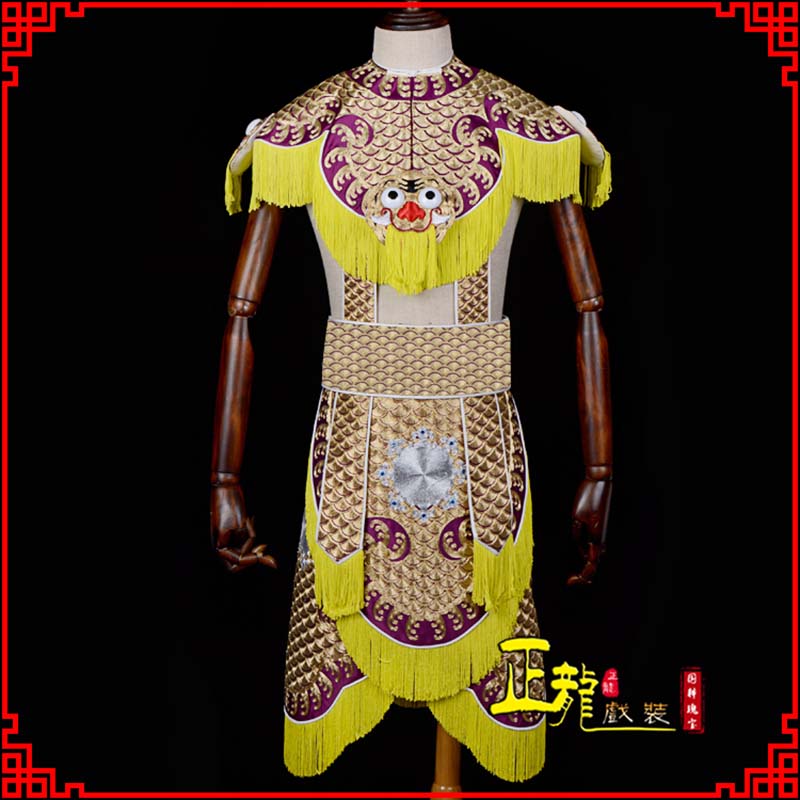 万山特武将士兵云肩鱼鳞侉子